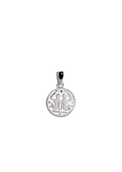 The Gemini Zodiac Silver Pendant