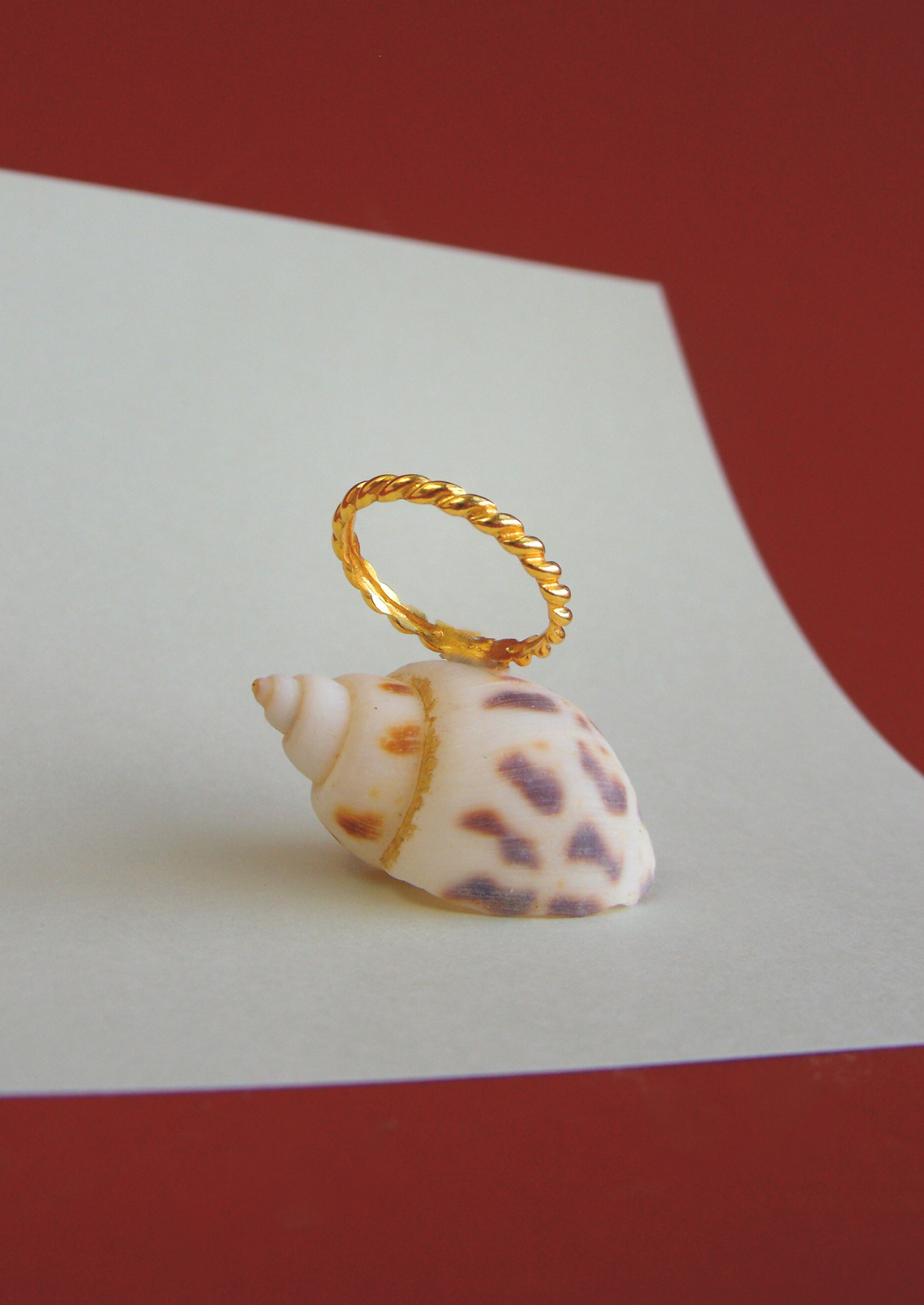 The Baguette 14ct Gold Vermeil Ring