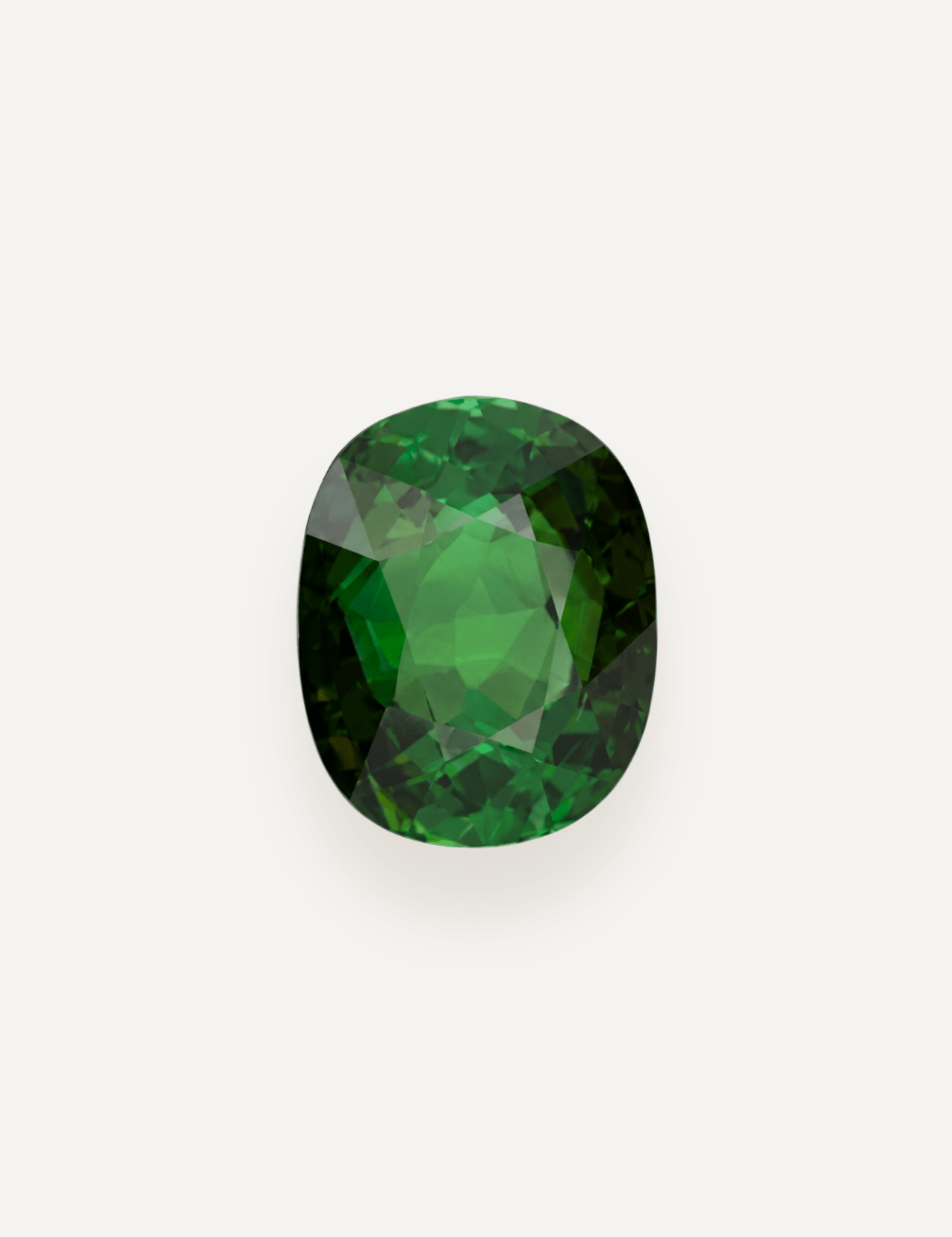 5.87ct Green Cushion Cut Tourmaline - Molten Store