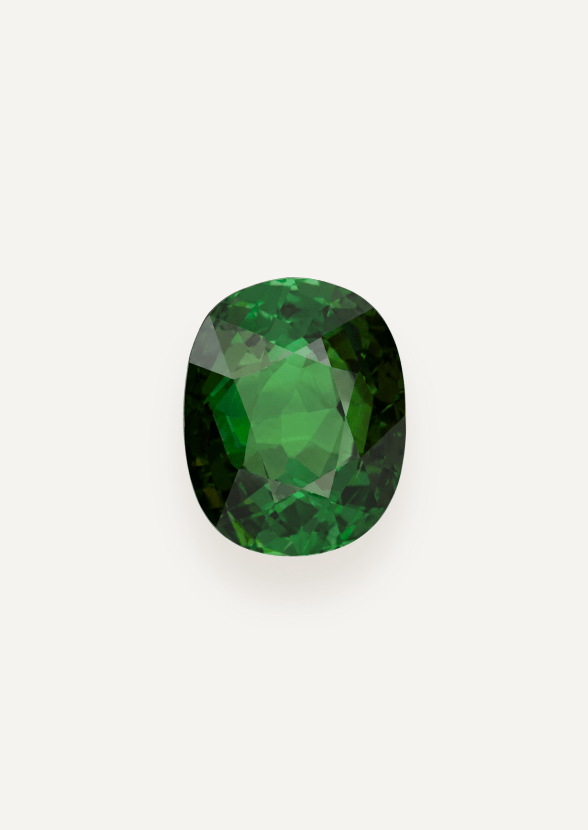 5.87ct Green Cushion Cut Tourmaline - Molten Store