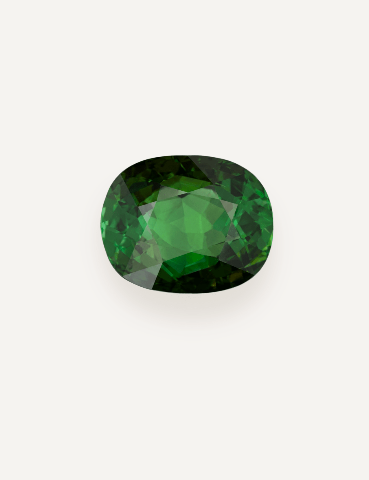 5.87ct Green Cushion Cut Tourmaline - Molten Store