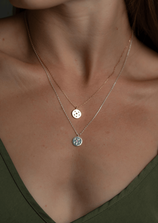 The Stargazer Silver Necklace - Molten Store