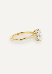 The Esme Ring with Oval Cut Diamond