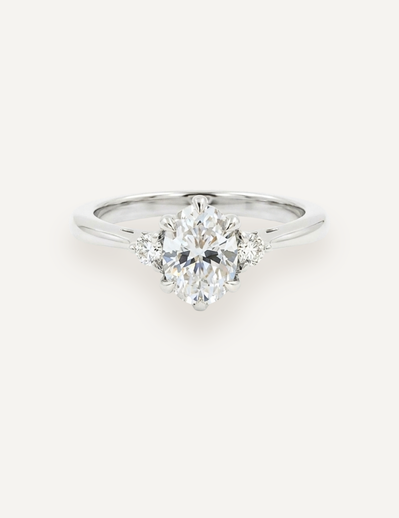 The Esme Three-Stone Ring