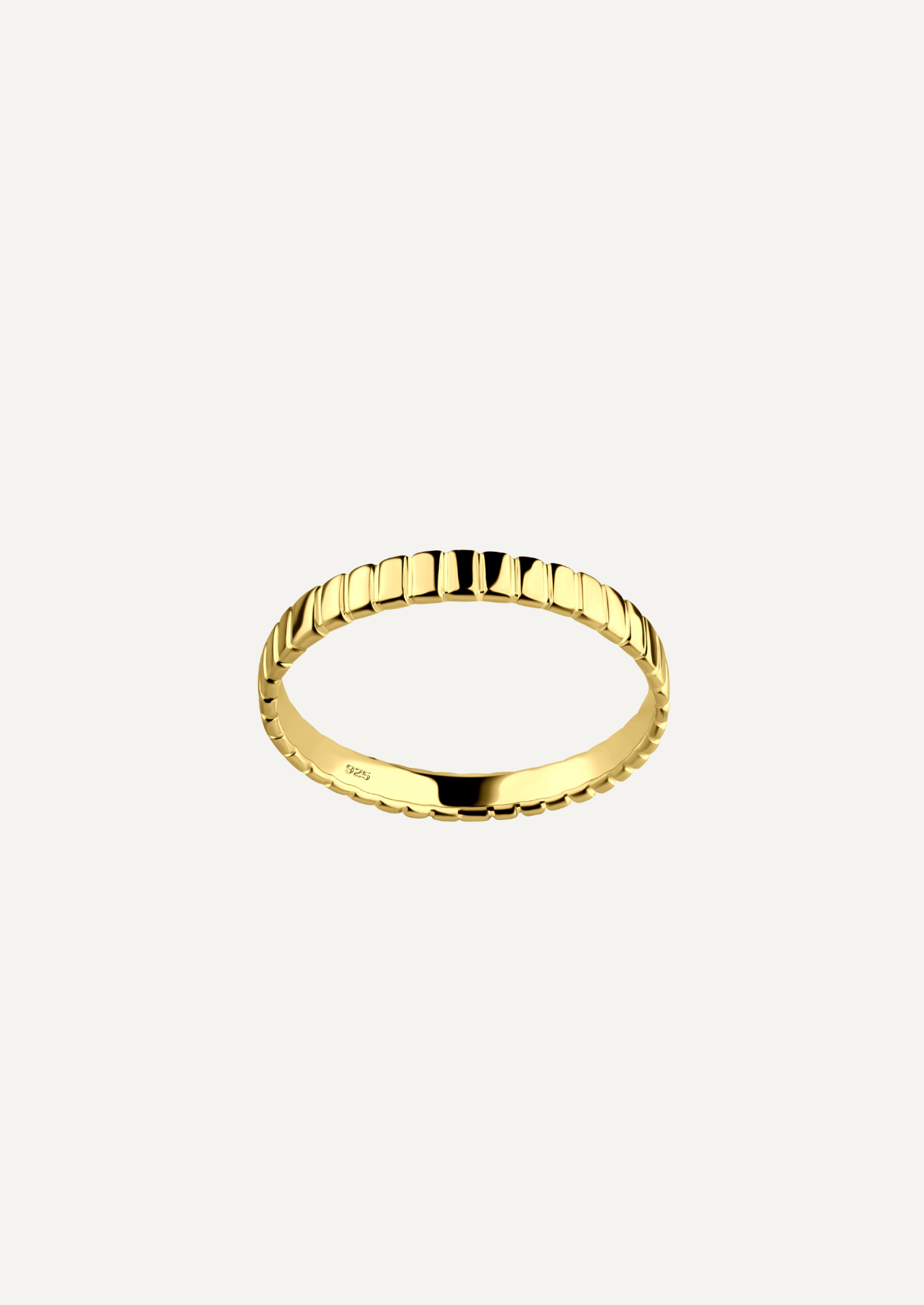 The Thread Gold Vermeil Ring