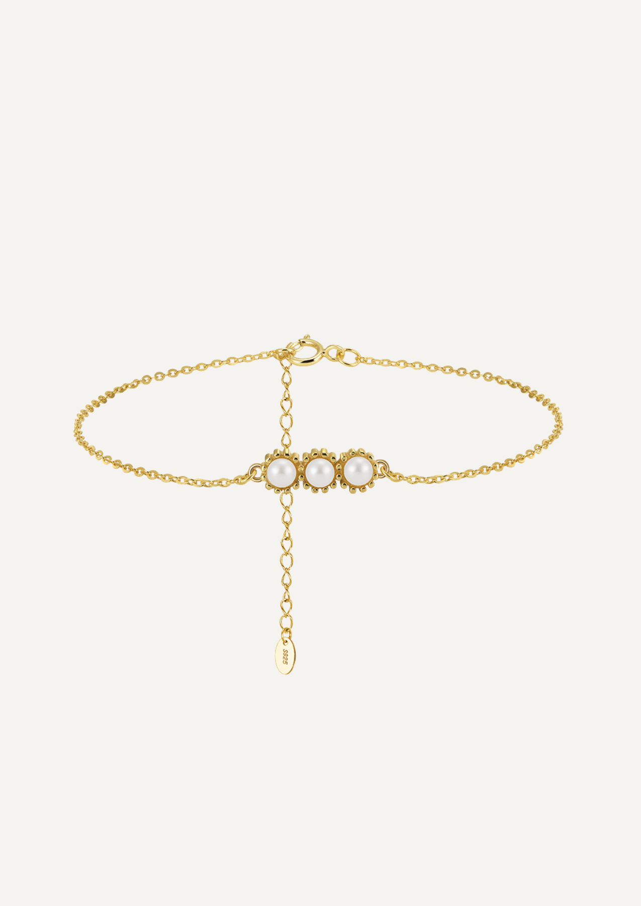 The Maris Gold Vermeil Freshwater Pearl Bracelet