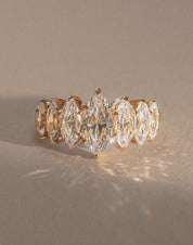 The Banks Ring with Marquise Diamond