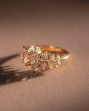 The Banks Ring with Marquise Diamond