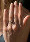 The Iris Yellow Gold Cultured Diamond Ring