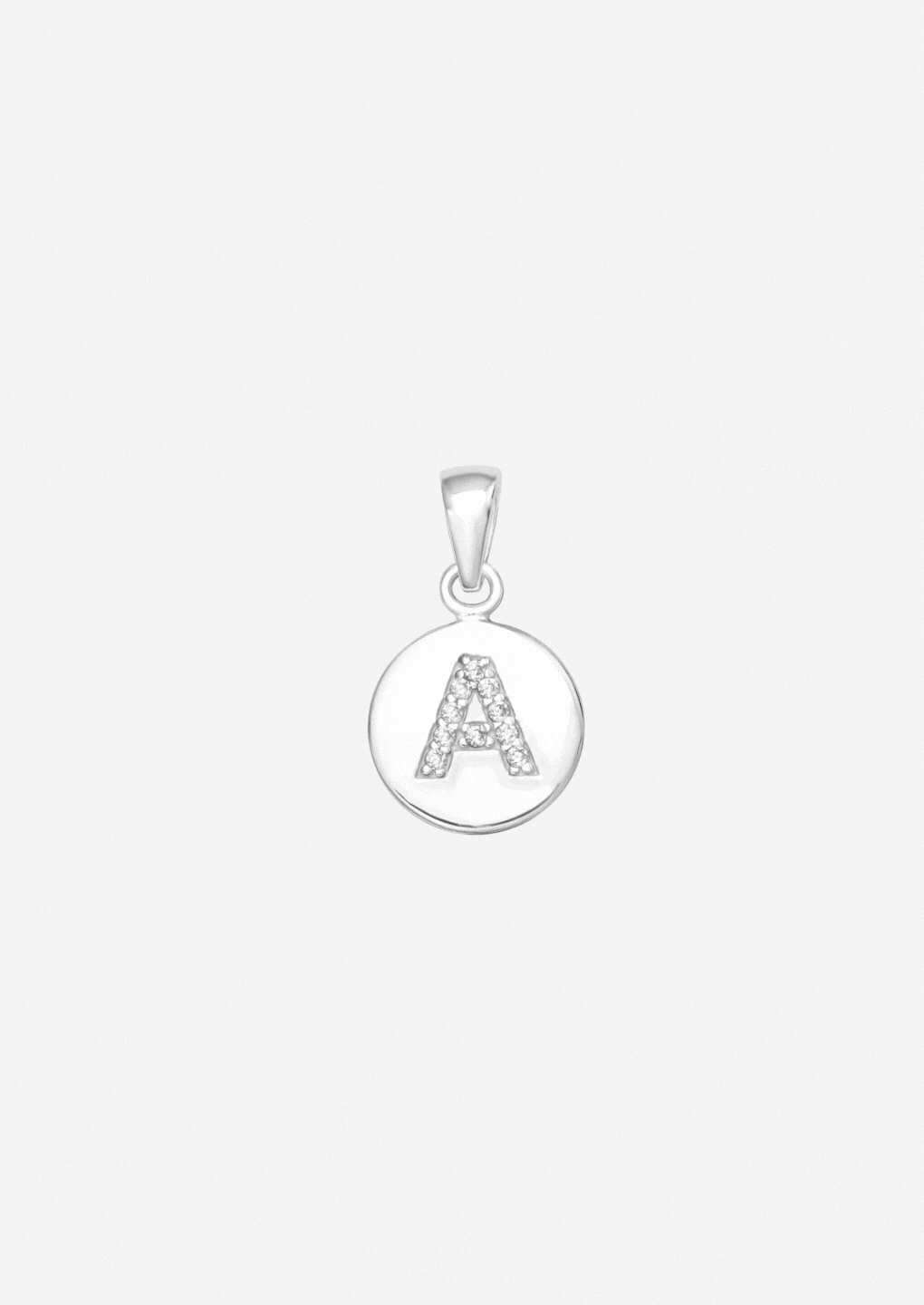 The Charmed Letter Sterling Silver Pendant - Molten Store