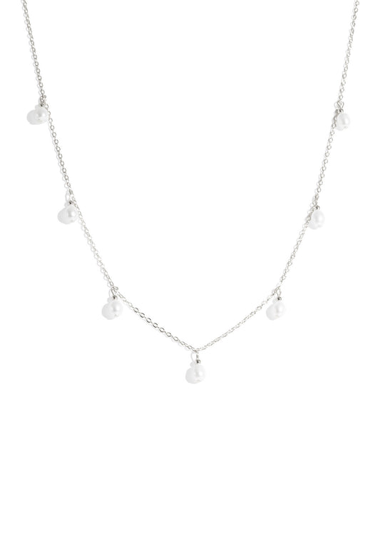 The Sunbeam Pearl Silver Necklace