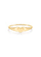 The Mi Amor 14ct Solid Gold Signet Ring - Molten Store