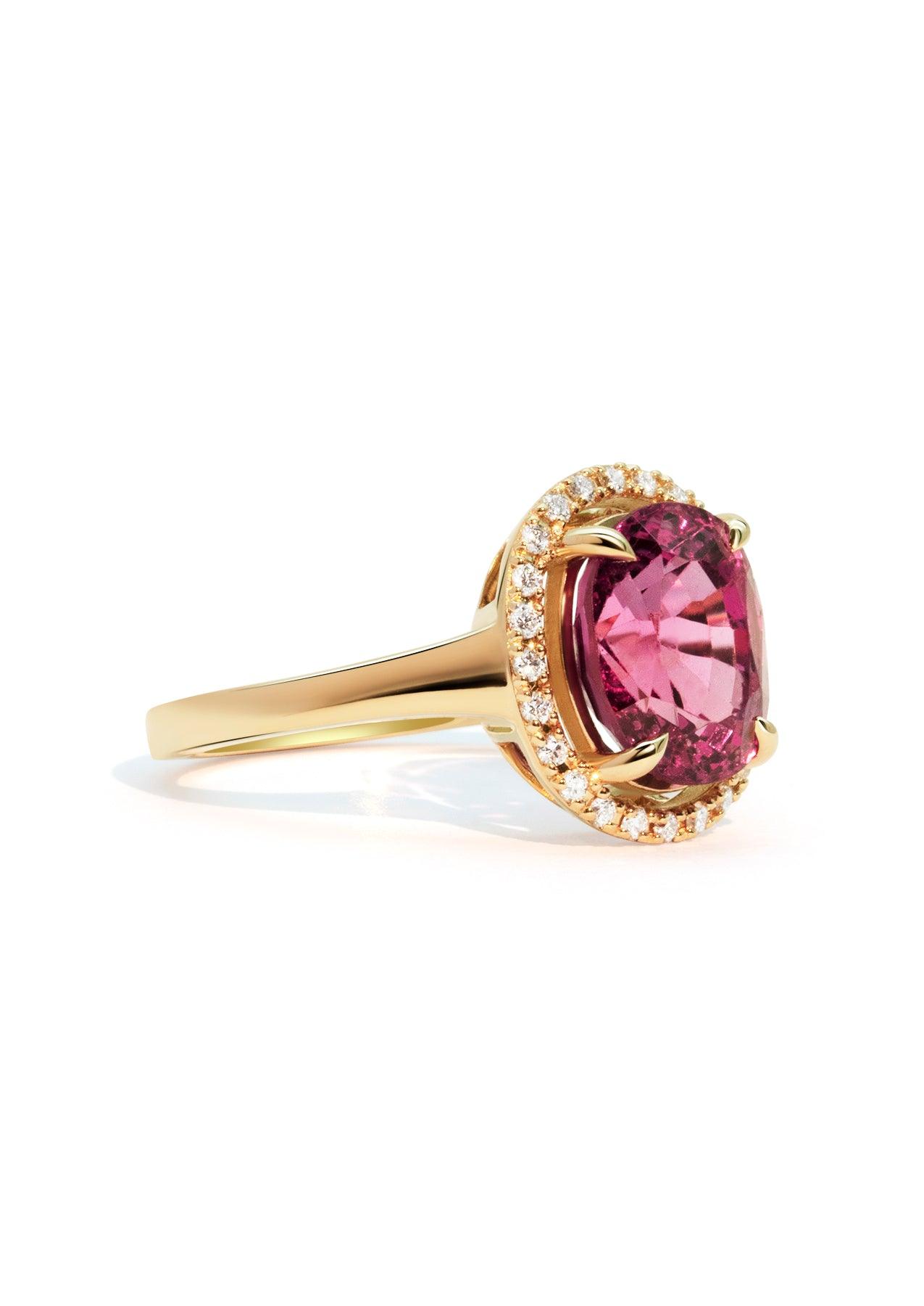 The Iris Ring with 4.4ct Oval Spinel - Molten Store