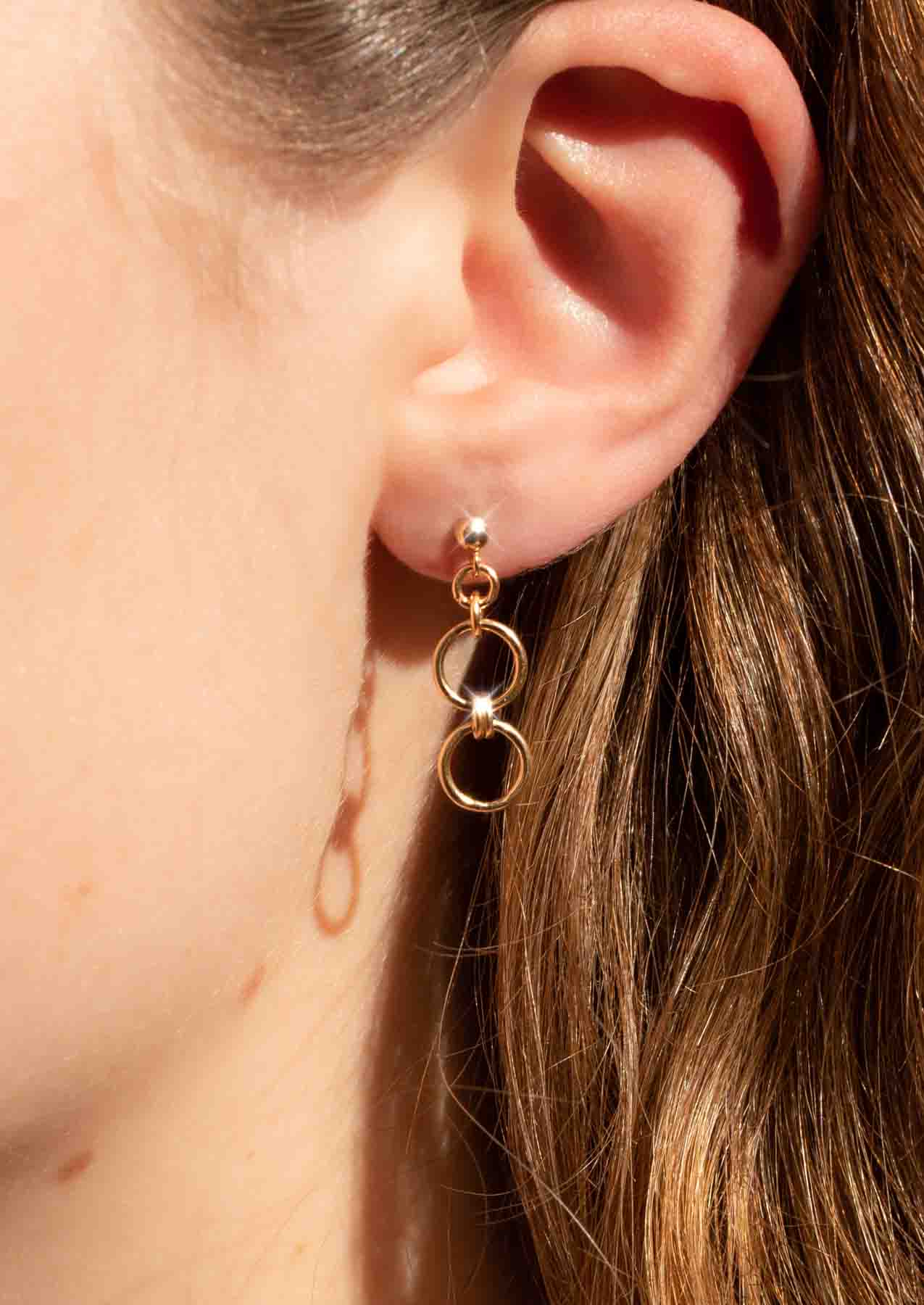 The Sunray 14ct Gold Filled Drop Earrings