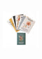 Flower Zodiac Sticker Card Set - Aquarius