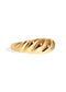 The Croissant 14ct Gold Vermeil Signet Ring - Molten Store