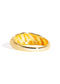 The Croissant 14ct Gold Vermeil Signet Ring - Molten Store