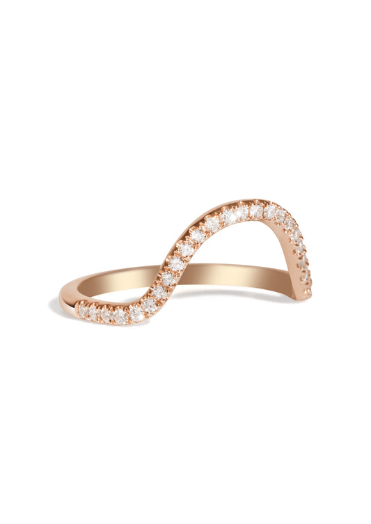 The Swoon Diamond Band Rose Gold