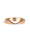 The Swoop Rose Gold Band