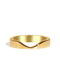 The Swoop Yellow Gold Band
