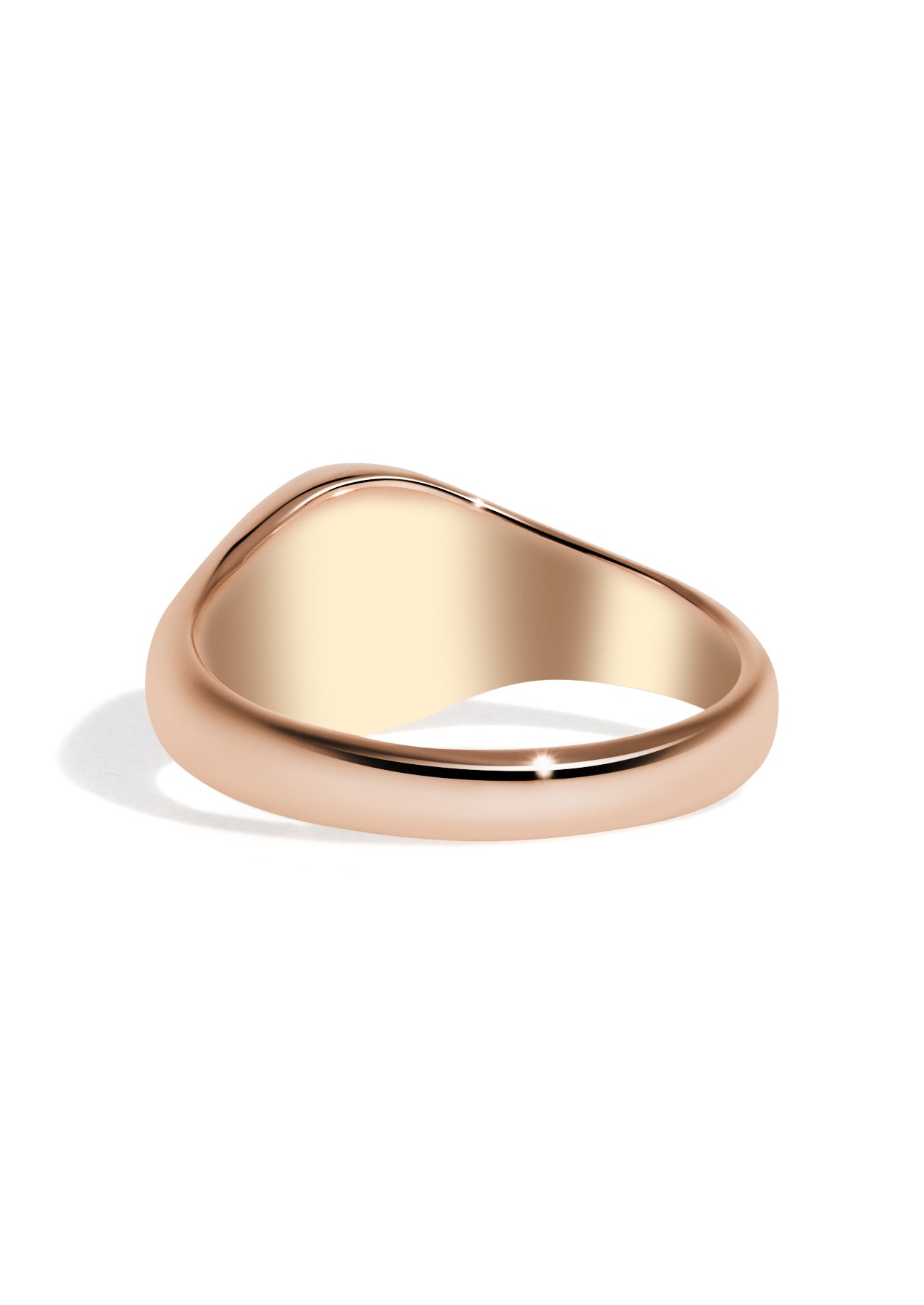 The Echo Rose Gold Signet Ring