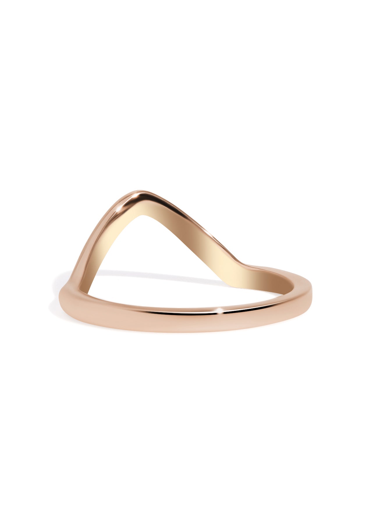 The Spire Rose Gold Band