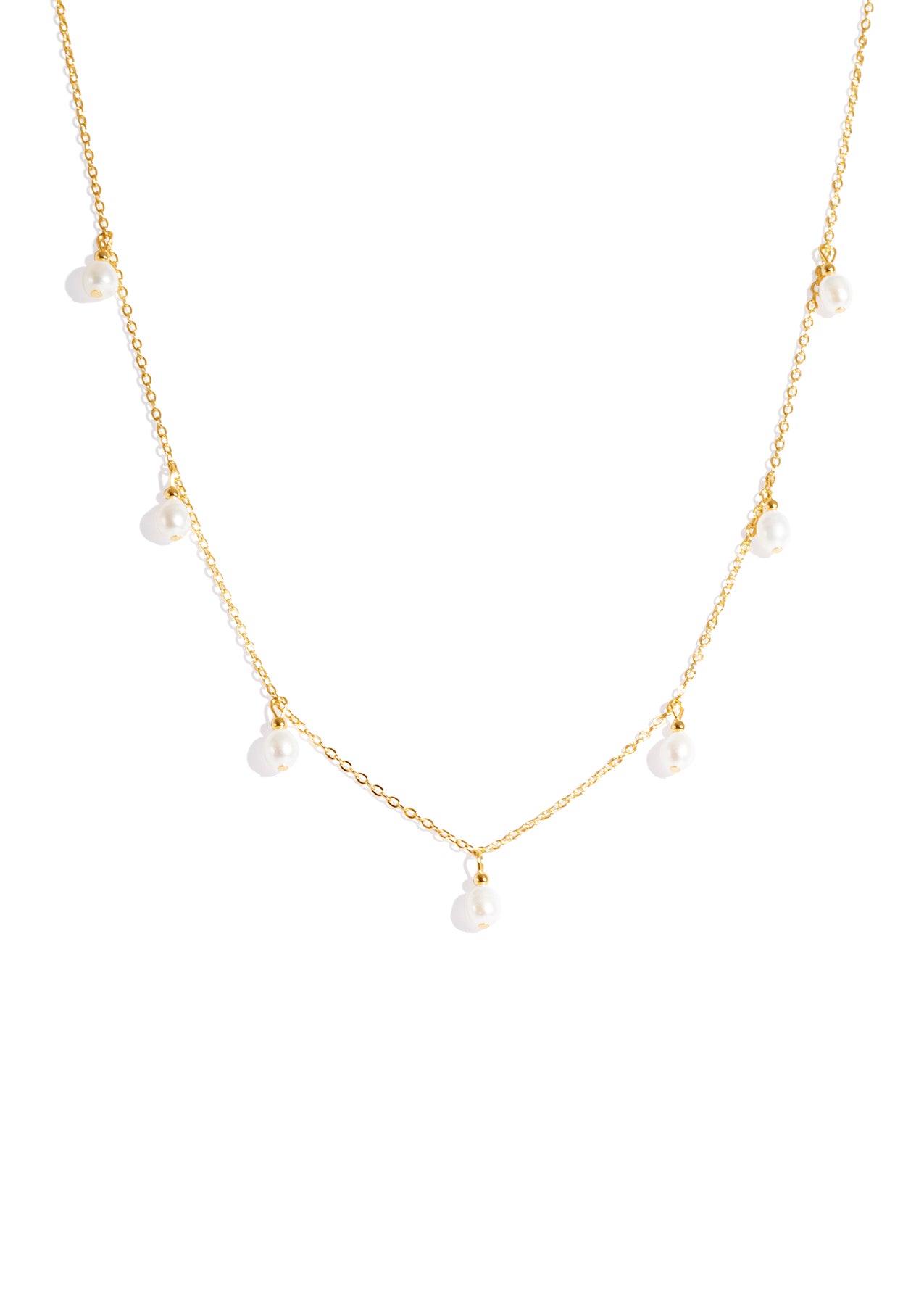 The Sunbeam Pearl 14ct Gold Vermeil Necklace