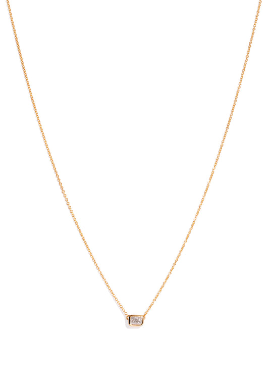 The Maeve Necklace with 0.33ct Grey Diamond