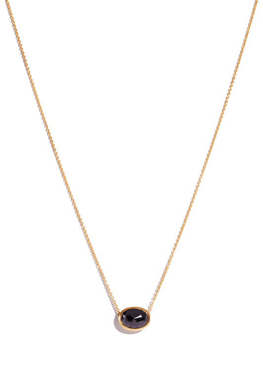 The Maeve Necklace with 2.02ct Black Diamond