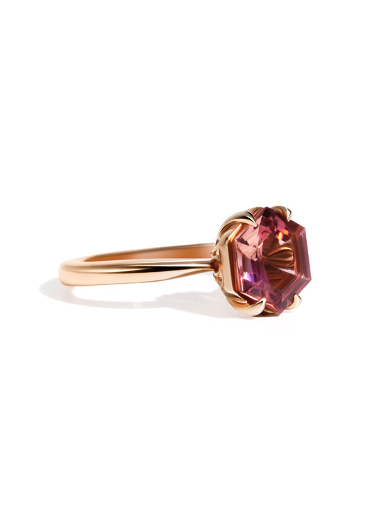 The June Ring with 2.47ct Hexagon Tourmaline