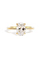 The June 2ct Yellow Gold Cultured Diamond Ring - Molten Store