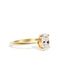 The June 2ct Yellow Gold Cultured Diamond Ring - Molten Store