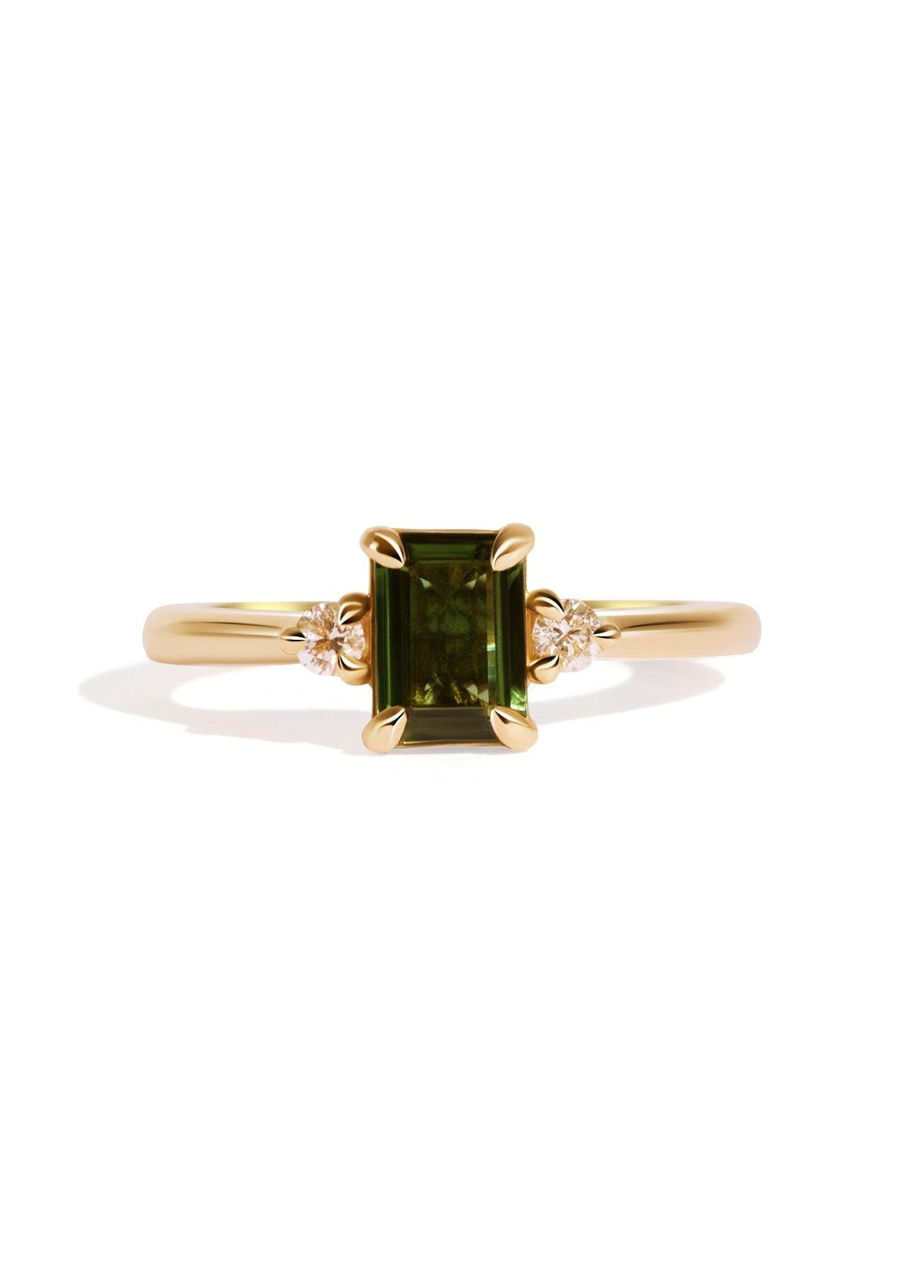 The Ada 1.23ct Green Sapphire Ring