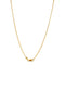 The Solid Gold Whisp Insignia Necklace