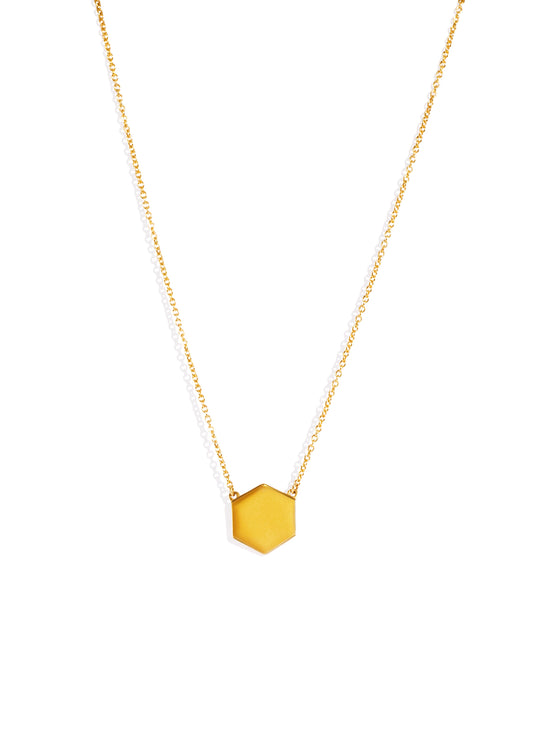 The Hexa Solid Gold Necklace
