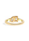 The Toi Et Moi 0.5ct Radiant and 0.5ct Pear Cultured Diamond Ring