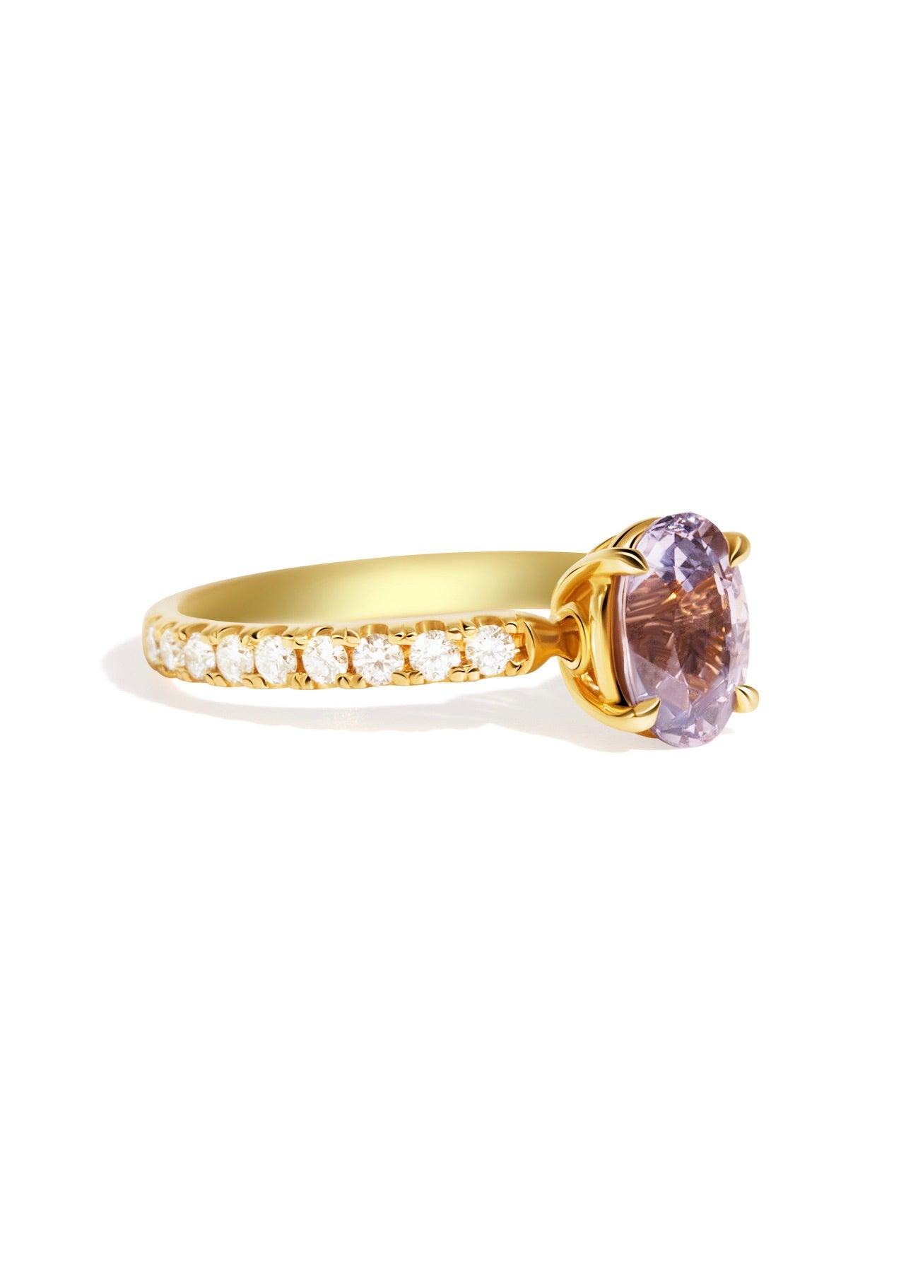 The Genevieve Ring with 1.33ct Oval Spinel - Molten Store