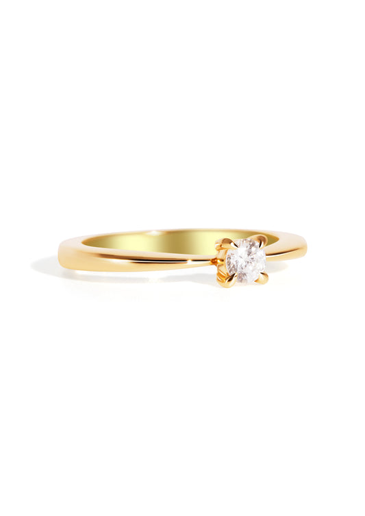 The June Ring with 0.45ct White Diamond Ring