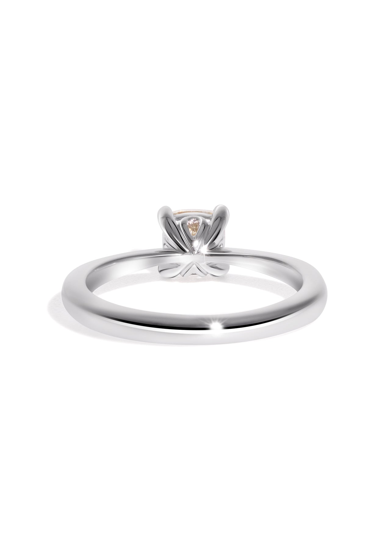 The June Ring with 1.01ct Cushion Diamond