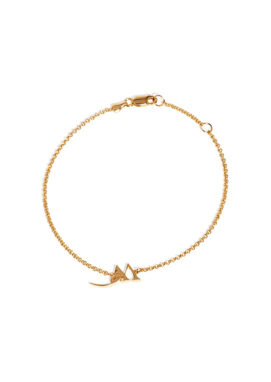 The Whisp Insignia Solid Gold Bracelet