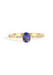 The Celine Ring with 0.87ct Oval Ceylon Sapphire - Molten Store