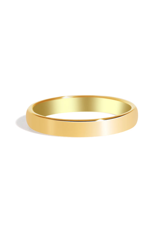 The Hearth Yellow Gold Band