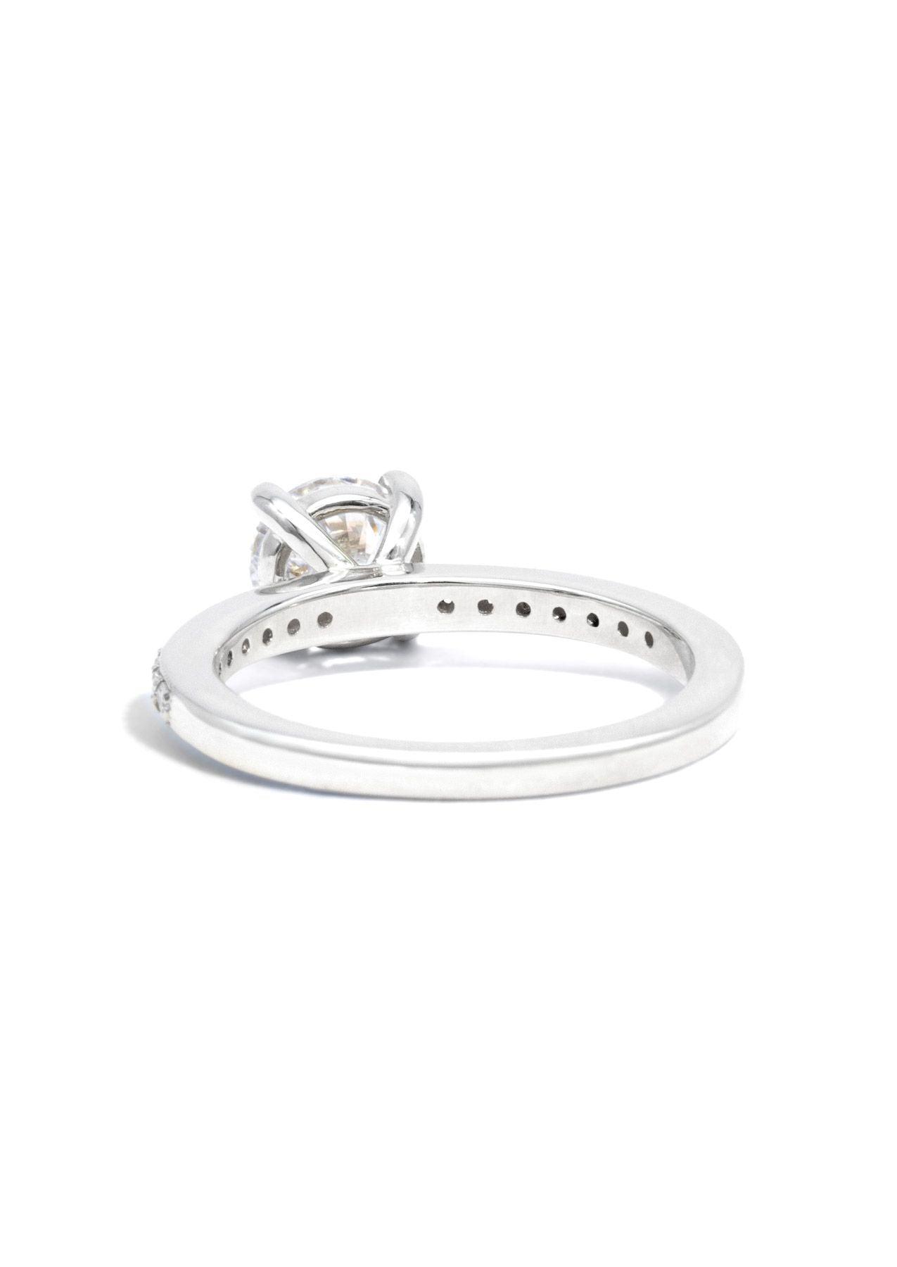 The Juliette White Gold Cultured Diamond Ring