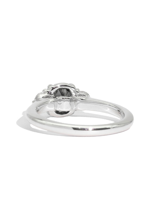 The Ada Ring with 1.22ct Salt & Pepper Diamond