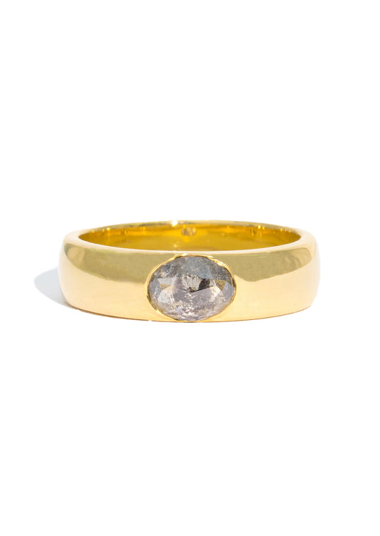 The Isadora Ring with 1.11ct Salt & Pepper Diamond