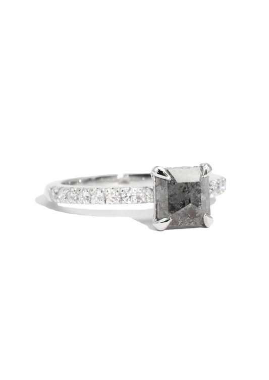 The Juliette Ring with 1.34ct Salt & Pepper Diamond
