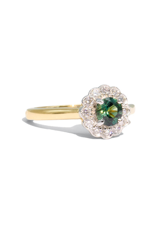 The Dahlia Ring with 0.69ct Parti Sapphire