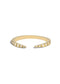 The Diamond Open 9ct Yellow Gold Band