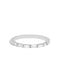 The Baguette Diamond 18ct White Gold Band