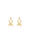 The Gold Pearl Anemone Earrings